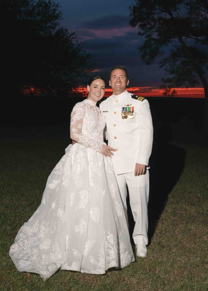 newlywed sunset portraits by the marsh in beaufort, sc